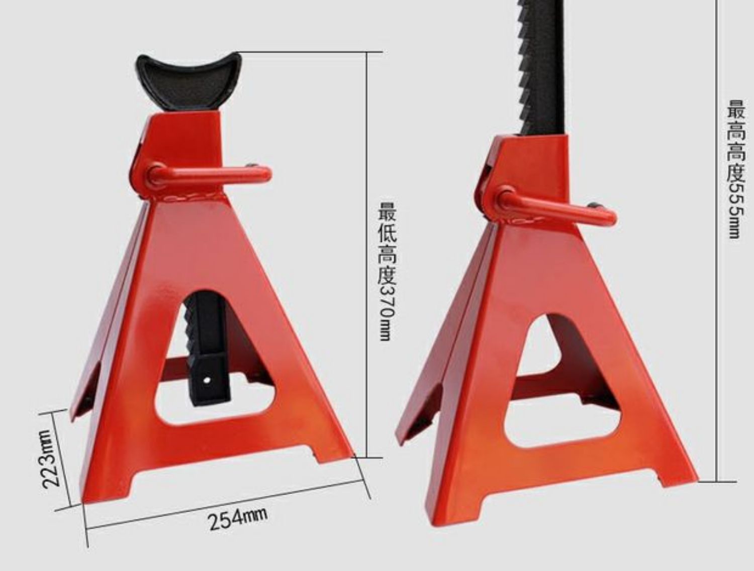 加厚千斤顶辅助安全支架3吨6t汽车维修换机油支撑工具马凳保险凳12吨