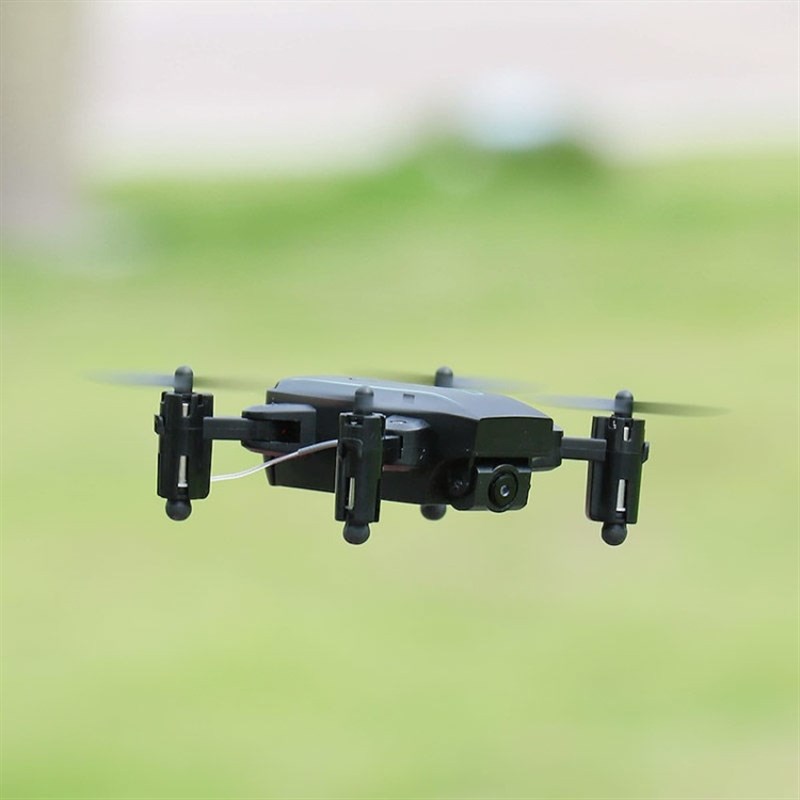 微型无人机口袋迷你折叠男孩小型遥控飞机航拍儿童飞行器玩mi62科技黑