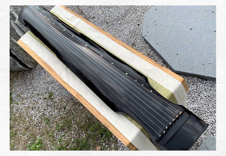 南雁古琴京晟斋古琴初学者入门考级仲尼式伏羲式老杉木纯手工古琴混沌