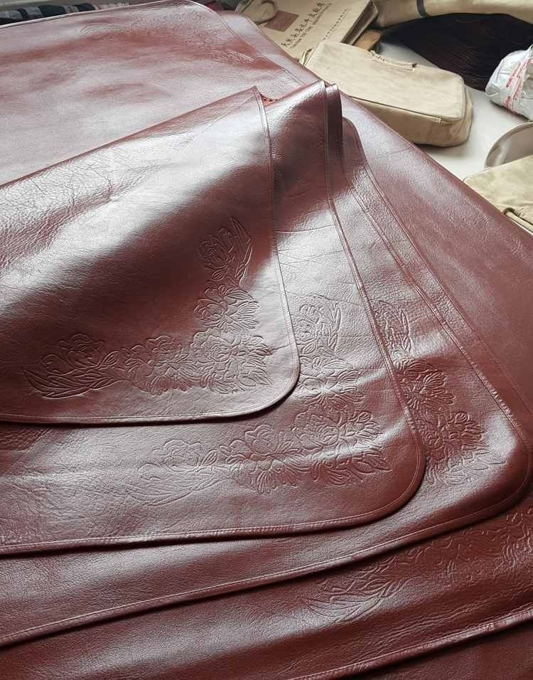 香港品牌头层牛皮凉席真皮头层水牛皮凉席软席天然床垫加厚头层牛皮席