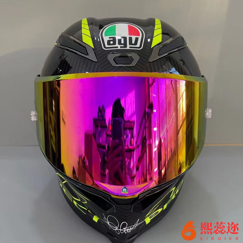 agvpistagprr头盔单订盔机车赛车限量款摩托车四季盔单订雪屋m5355