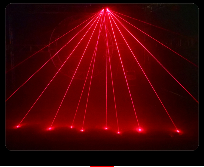 舞台灯光旋转灯摇头激光灯ktv闪光灯七彩灯酒吧灯光旋转灯蹦迪灯24孔