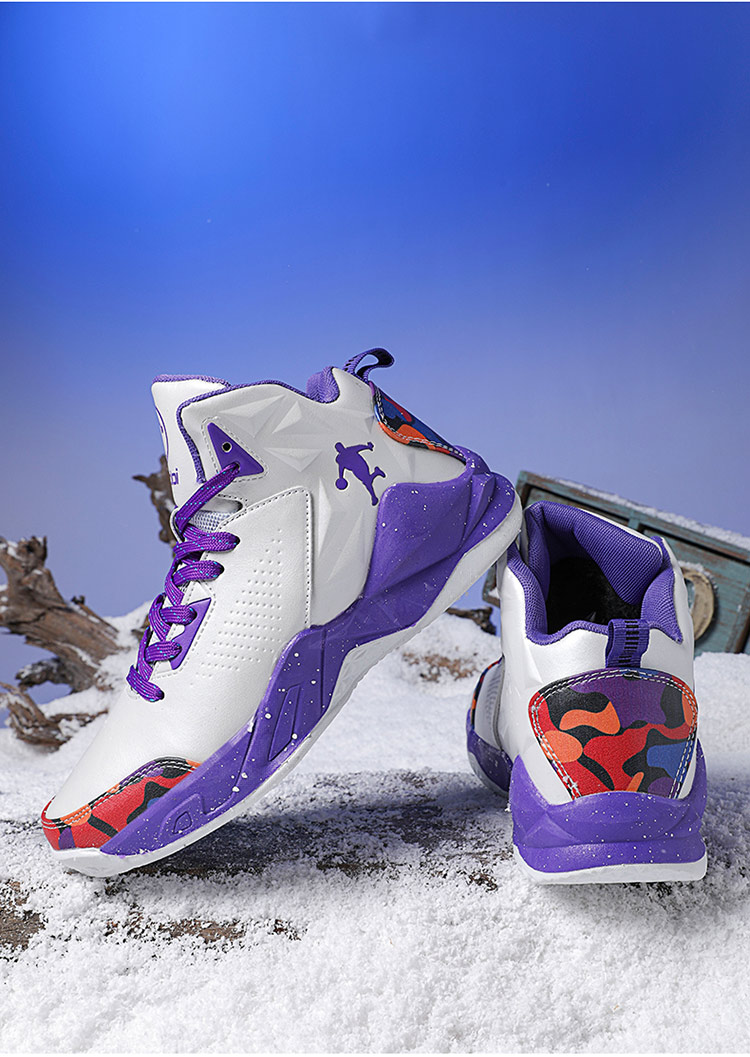 支持国货安踏篮球鞋男高帮战靴毒液5鸳鸯水泥地实战耐磨防滑7代8摩擦