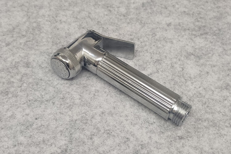 马桶伴侣喷枪厕所卫生间冲洗抢高压增压喷头水枪妇洗器黑色金色塑料