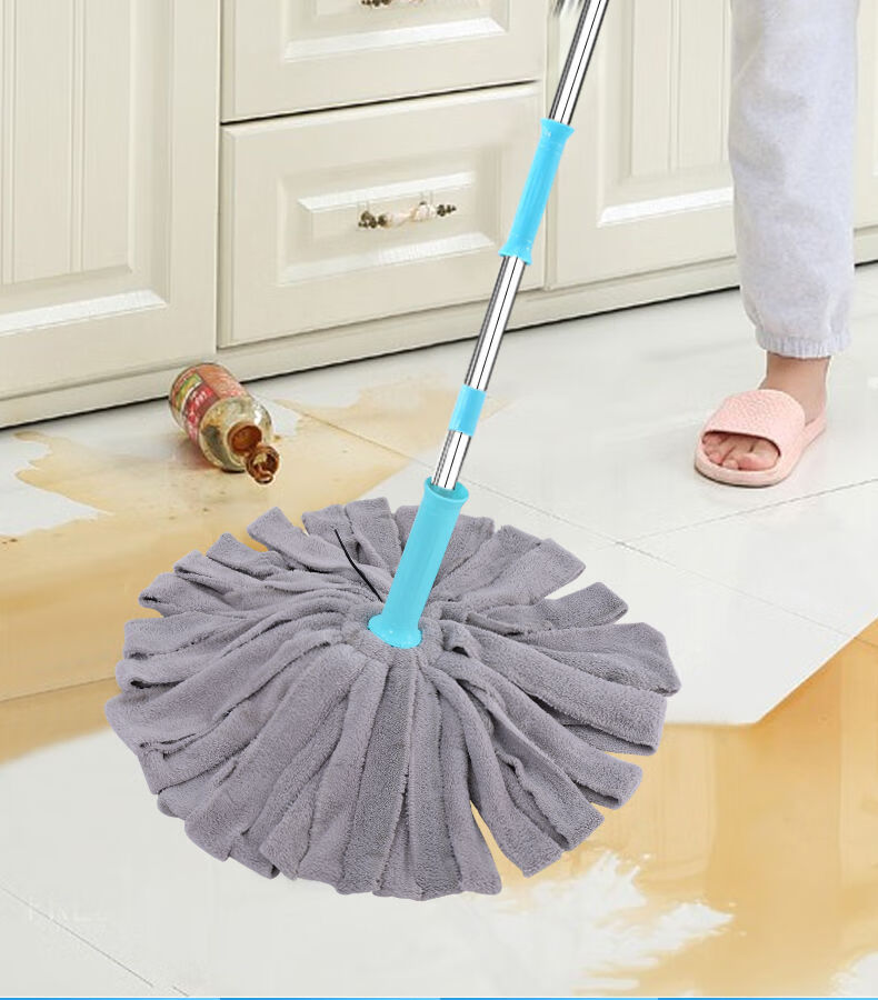 自拧水拖把擦地免手洗旋转拖把家用懒人擦木地板瓷砖墩布拖布地 标准