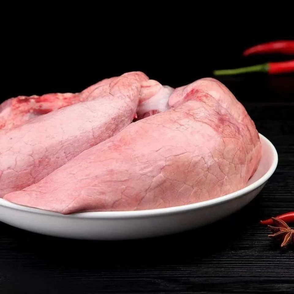 黑土猪新鲜猪肺农家散养猪商用生鲜批发冷冻宏嘉睿10斤新鲜猪肺有肺管