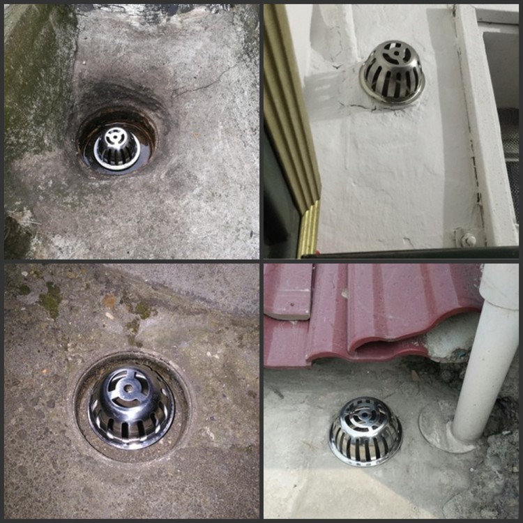 87型雨水斗虹吸式落水斗圆形直排喇叭口篦子铸铁地漏阳台地漏楼顶63管