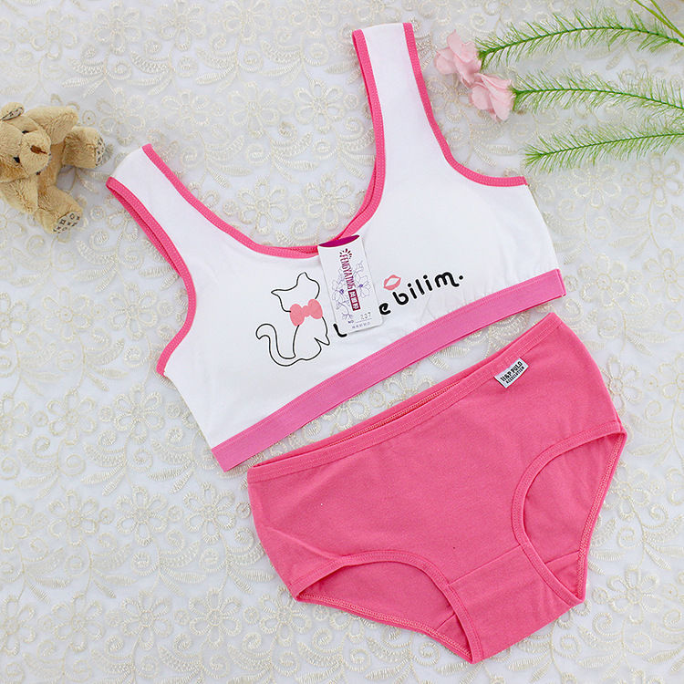 【发育期内衣套装】【高品质】套15少女发育期抹胸13小内衣内裤12女孩