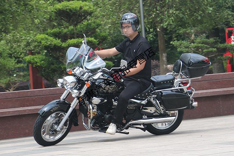 新款風暴太子 摩托車街車國四燃油長途越野摩托重機車 9宗申電噴250油