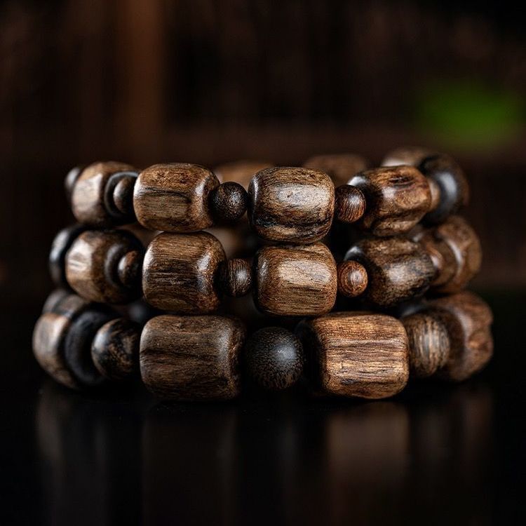 天然越南芽庄沉香手串老料沉水级随型沉香木文玩手链依莲妃 越南芽庄