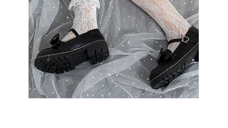 洛丽塔袜子女夏季中长筒白色蕾丝日系少女花边萝莉lolita袜子 白色2双