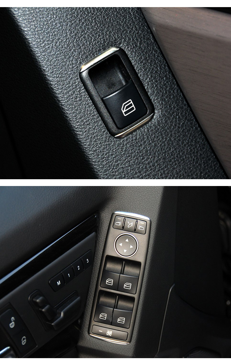 适用于e奔驰c级glk300车窗按键按钮c180c200玻璃升降器开关e200e260