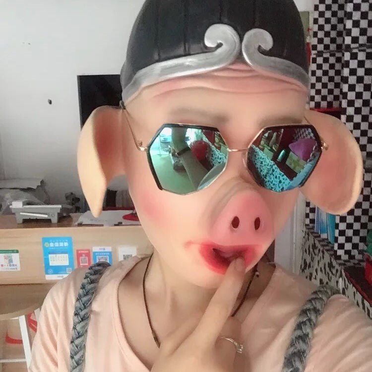 人皮面皮仿真人 人皮面皮仿真人易容脸皮硅胶假人脸部套头面具美女