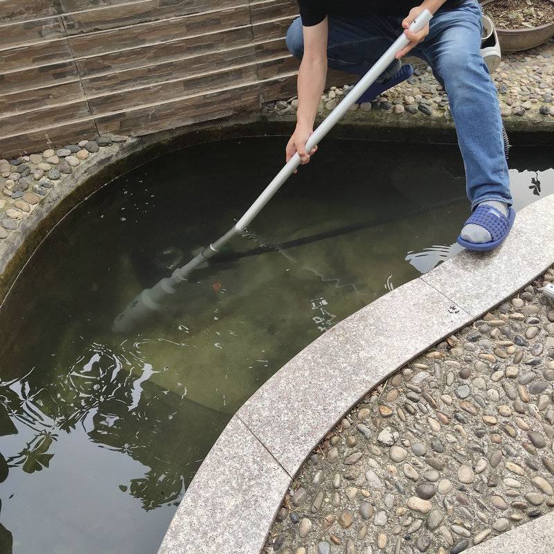 大功率鱼缸吸粪器 鱼池吸污机锦鲤鱼吸便器吸污器泳池污泥鱼缸吸污