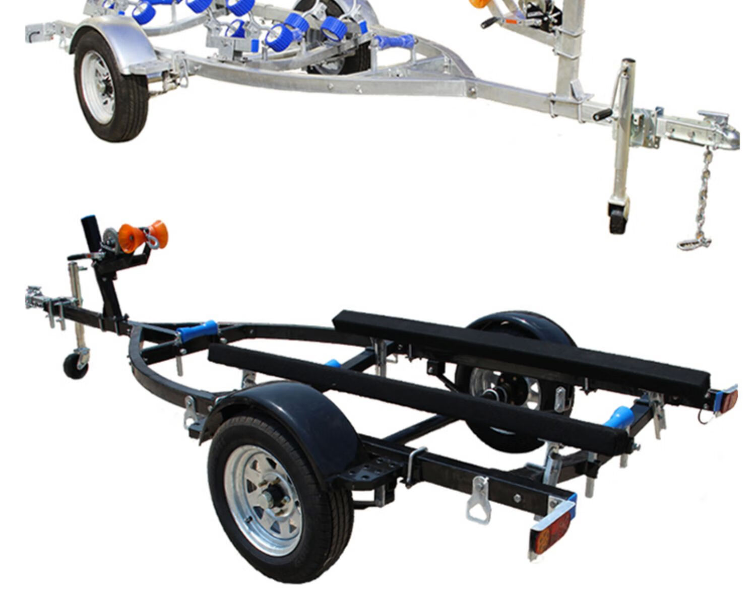 航拖车橡皮艇冲锋舟船拖车摩托艇拖车架路亚艇快艇游艇船用拖车sn8563