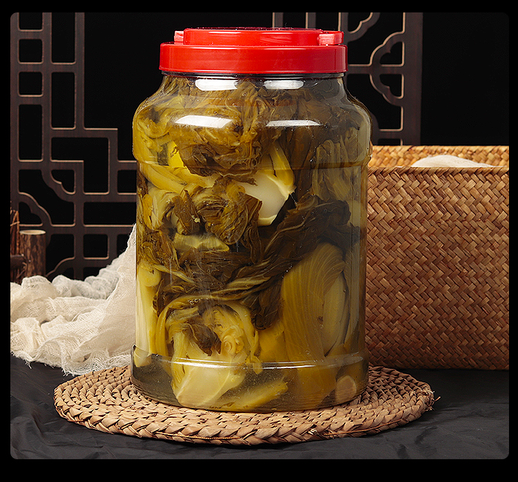 云舵 廷顺咸菜 老坛酸菜早餐小菜下饭菜商用餐饮装地都咸菜芥菜3100g