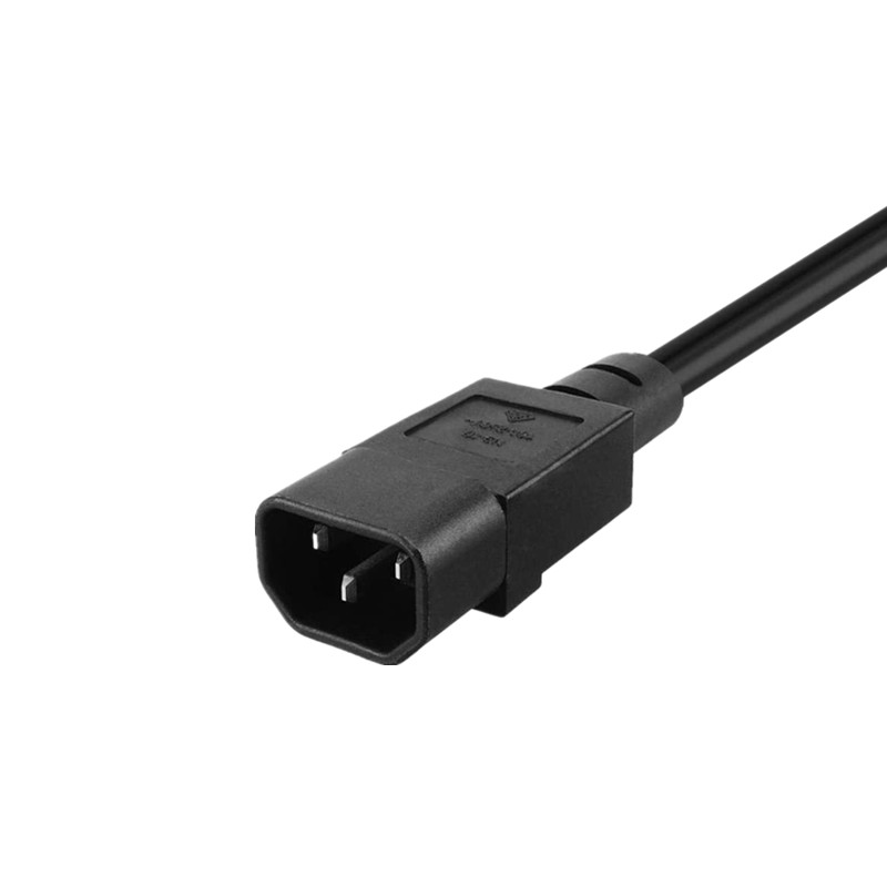 屹沭iec309工业16a连接器母座转c14三孔品字尾机房服务器pdu电源线