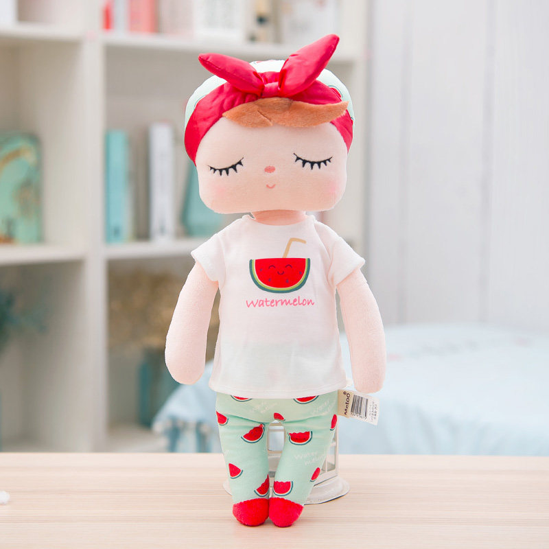 可爱安抚洋娃娃公仔毛绒玩具安吉拉公主女生玩偶儿童礼物陪睡安抚粉兔