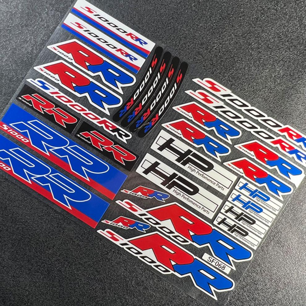 摩托车尾箱反光贴反光防水贴纸机车改装电动车贴花踏板车赞助商装饰