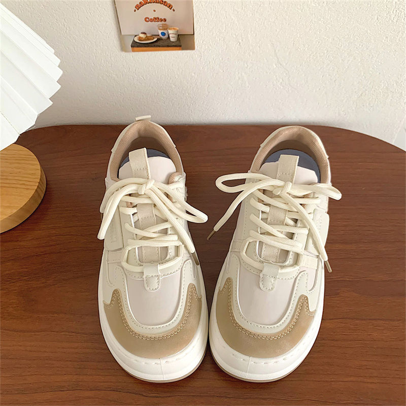 觅夕海盐鞋宽头胖头鞋子女学生日系原宿风春夏天春款休闲运动板鞋大头