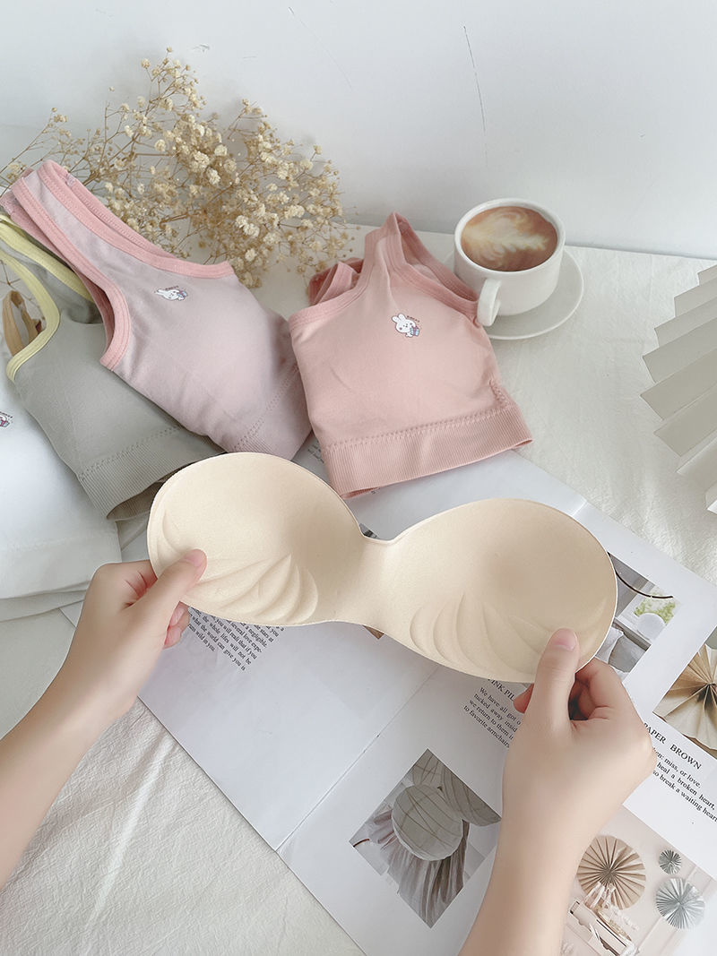 轩蝶莎少女内衣初中生高中生女中学生12-18岁发育期小背心大童女童