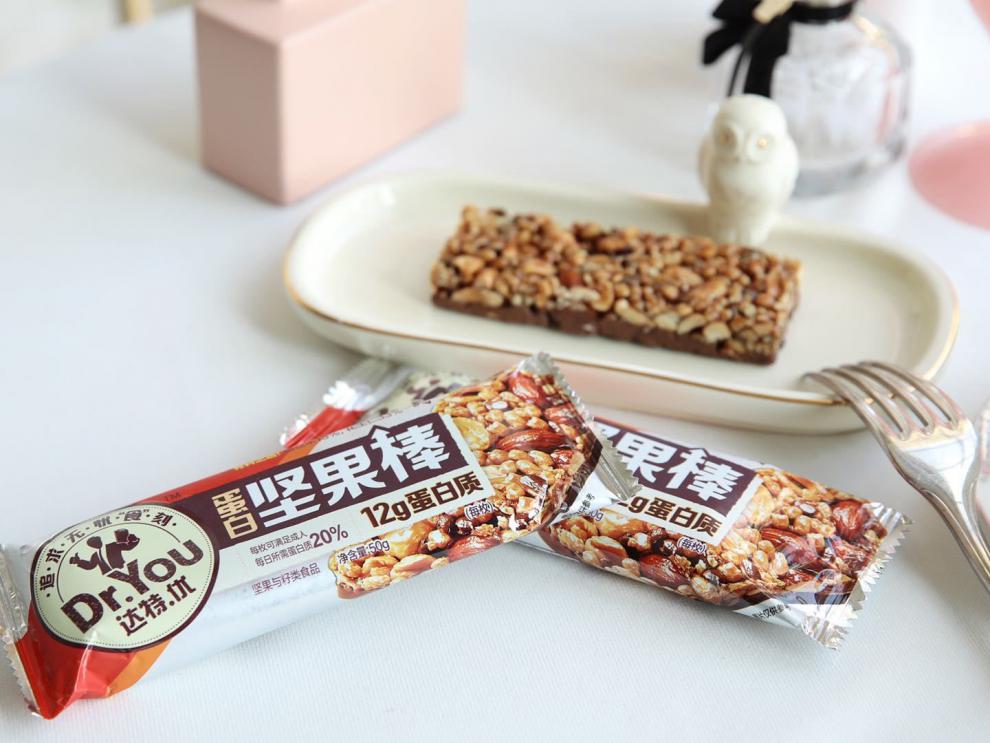 好丽友蛋白坚果棒好丽友达特优能量坚果棒蛋白质坚果棒50g巴旦木花生