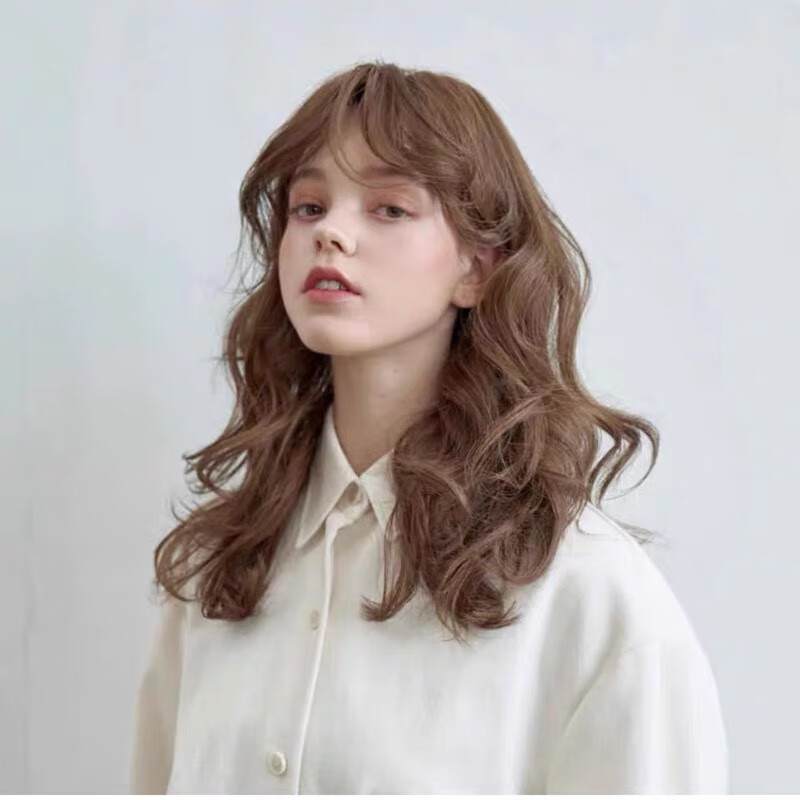 染发剂灰棕色2022流行色自己在家染显白染发膏新款铅笔灰需要漂植物漂