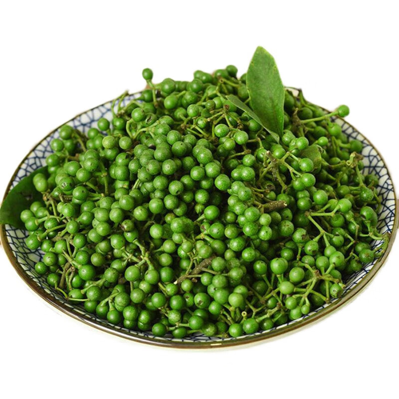 休闲零食新鲜山胡椒现摘现发木姜子云南特产野生山仓子绿色500克山
