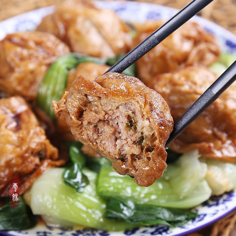 广西平乐十八酿油豆腐酿桂林特产猪肉芋头馅火锅菜36个