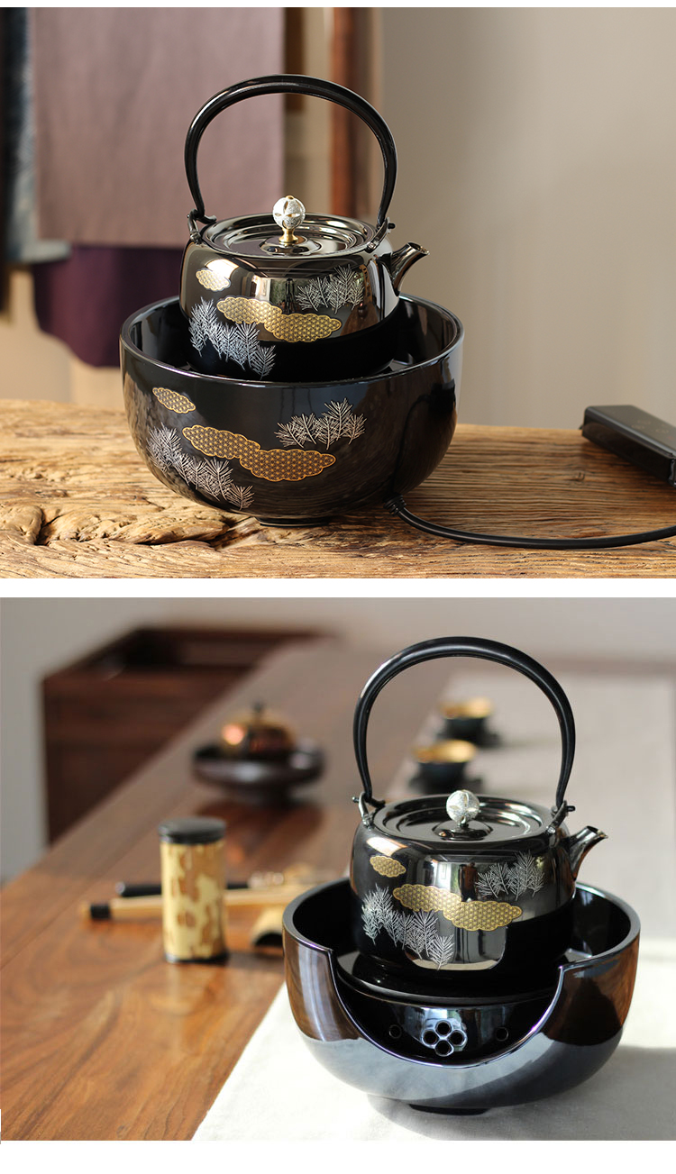 台湾龙隐斋电陶炉茶炉泡茶专用迷你小型烧水壶电热煮茶器家用静音