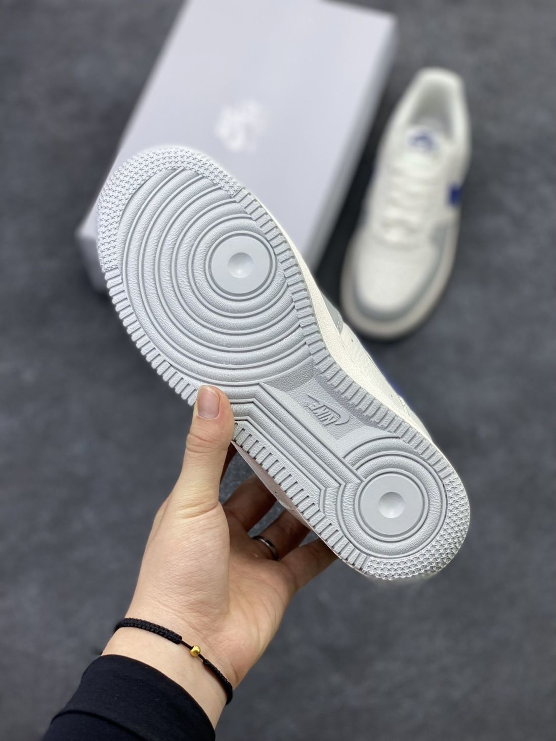 耐克1 小巴黎雾霾蓝空军一号运动休闲滑板鞋低帮男女同款潮sifbey