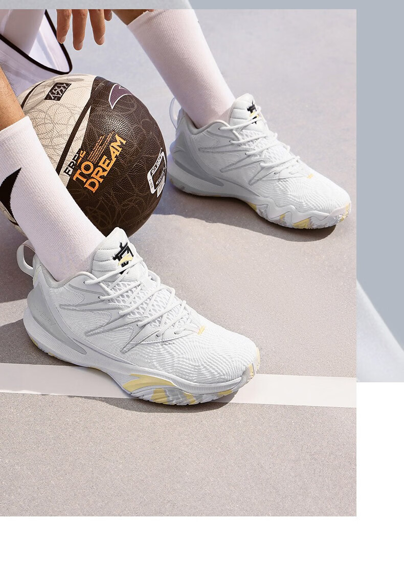 【速决5】安踏篮球鞋男运动鞋夏季新款防滑耐磨实战球鞋男子训练鞋