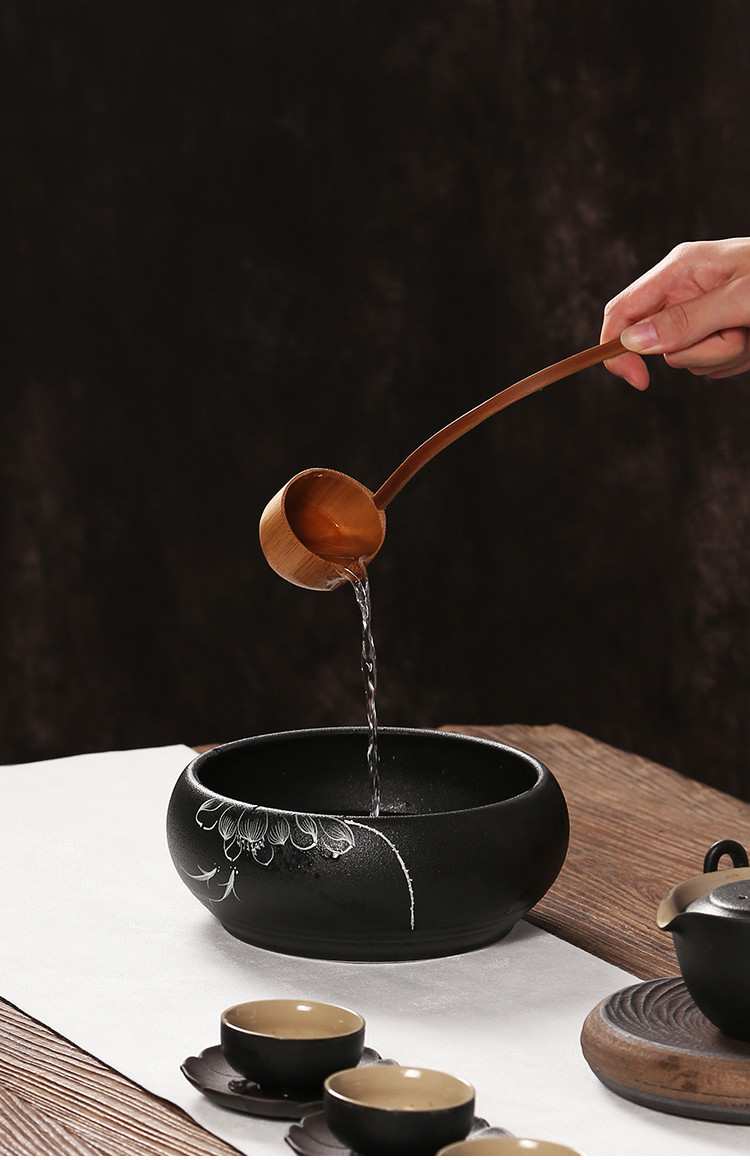 酒提子竹制无漆打酒器酒吊盛舀小水勺分碗泡茶勺子漏斗水瓢家用打酒勺