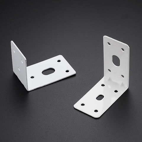 铁角码 90度直角吊码 l型角铁 三角支架镀彩家具木板固定配件衣柜 20*