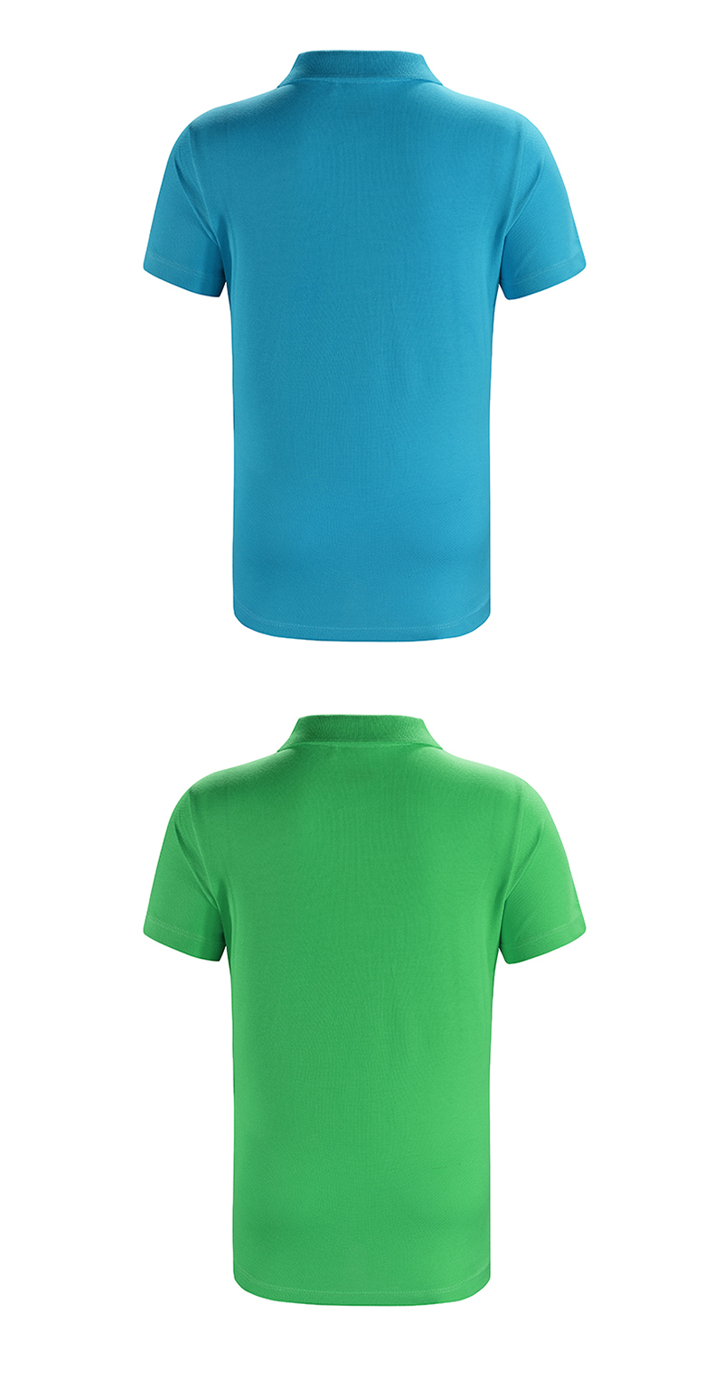 凯乐石儿童款户外运动透气快干t恤童装短袖立领polo衫 褐绿 160cm