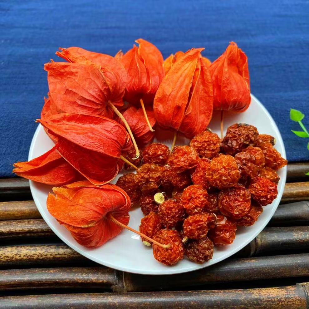 红姑娘伟博红姑娘锦灯笼 100g克 散装红姑娘灯笼花灯笼果苦菇娘挂金灯