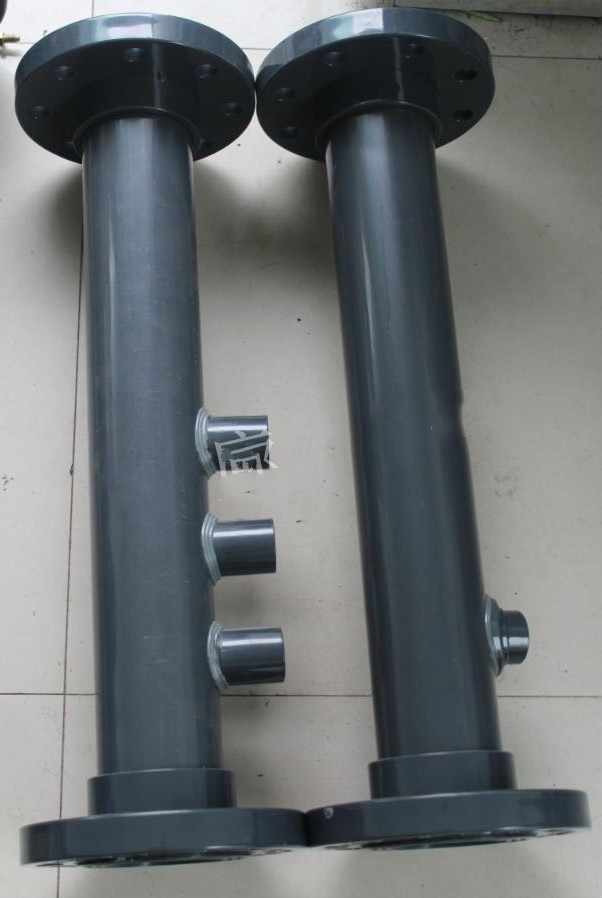 定制upvc静态管道混合器pvc塑料混合器气液混合加药尺寸可定做子玺zi