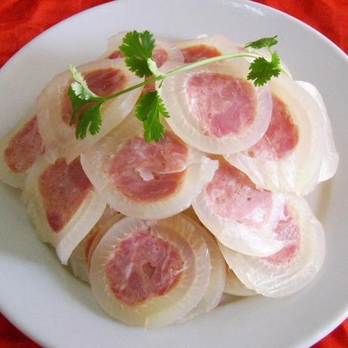 多袋康利思水晶肘花猪皮火腿肠冷盘熟食碎头肉皮火腿捆蹄285g 猪肉肠