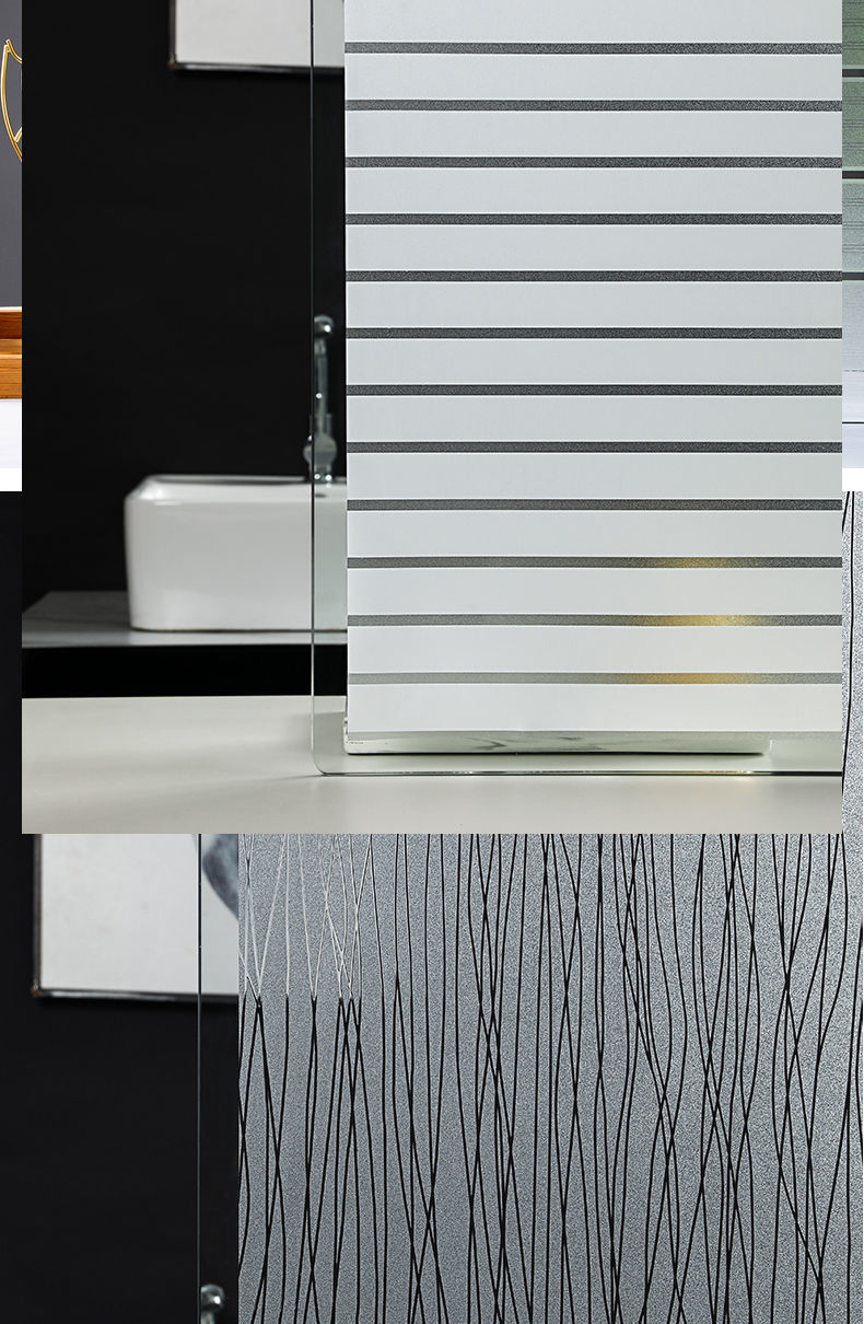 玻璃贴纸窗户磨砂玻璃贴纸透光透明卫生间浴室防窥遮光贴膜窗花纸防