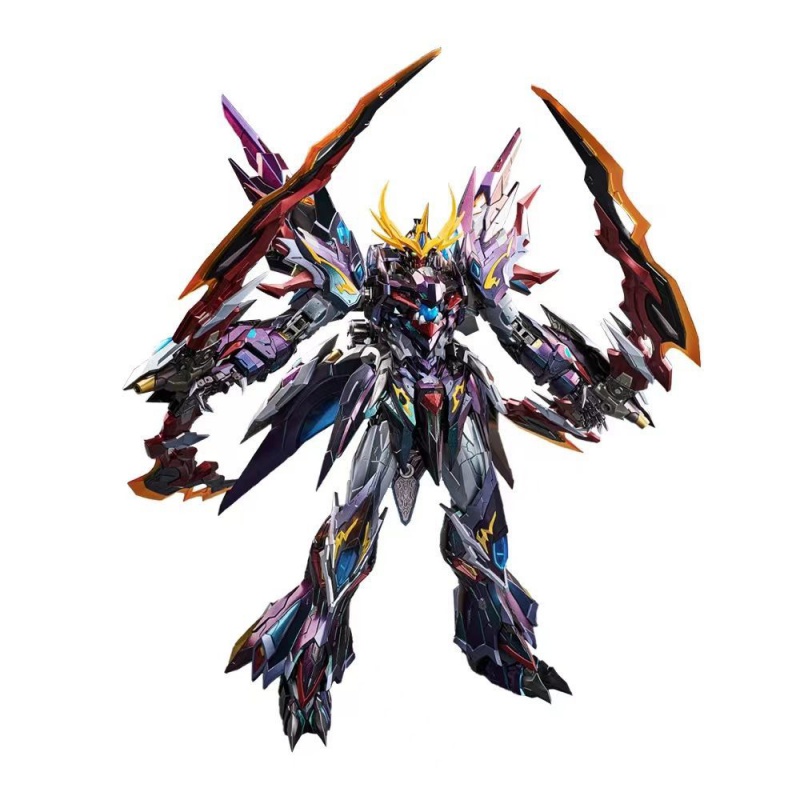 关羽吕布白起曹仁干将朱雀三国男生机甲玩具礼物男孩喜欢的模型手办