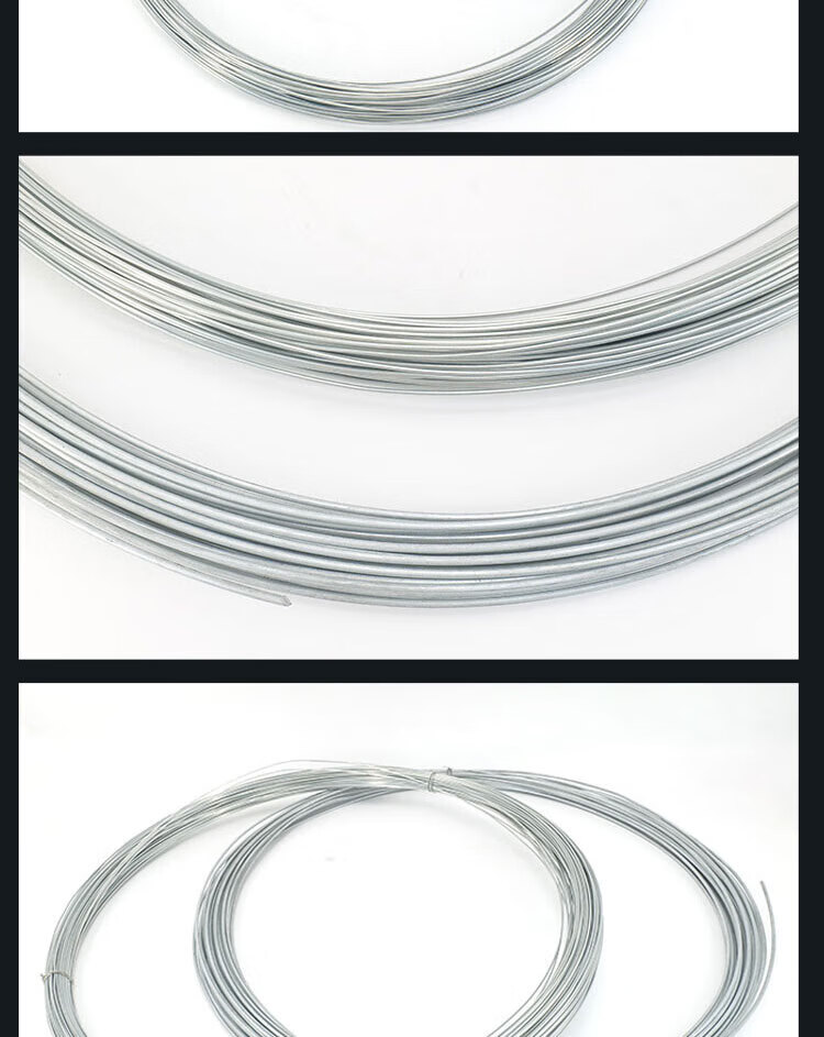 冰禹byly-296 防锈电镀 建筑工地工业镀锌扎丝 铁丝 10号10kg粗3.