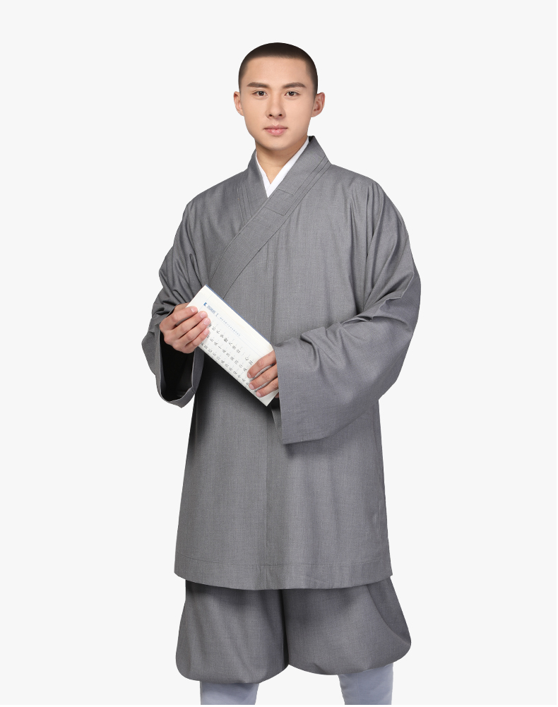 【新品】僧衣套装僧服短褂僧袍大褂罗汉褂春秋长衫和尚服男僧人 土