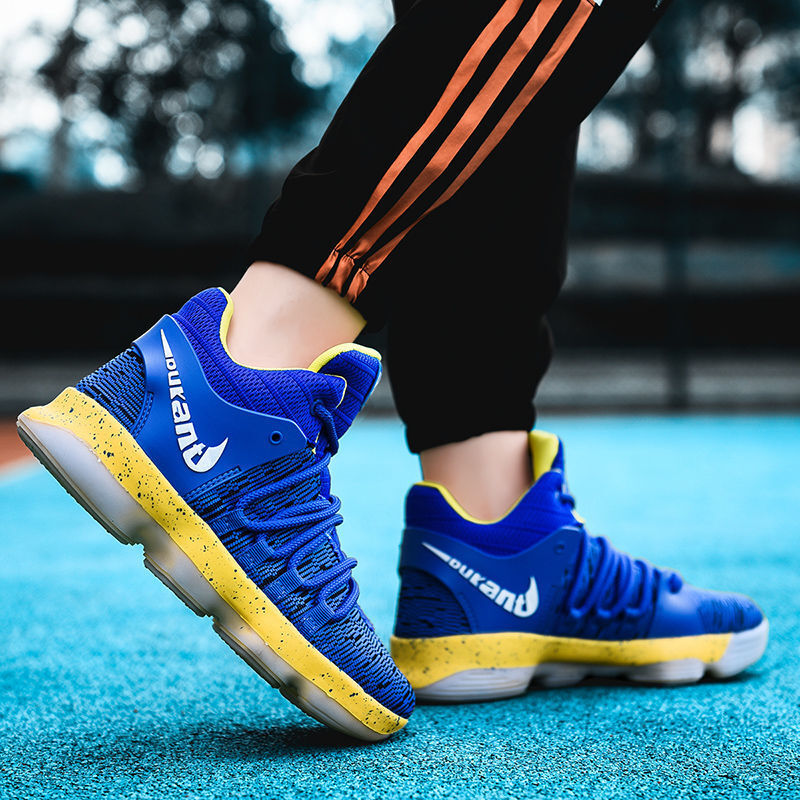 杜兰特篮球鞋男kd学生防滑耐磨高帮轻便减震初中生实战曼巴篮球鞋 森