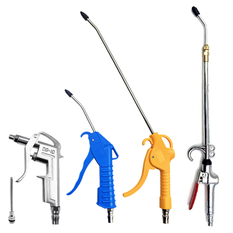 汤驰吹尘枪吹吹气炝吹风枪气泵喷枪加长除尘枪套装高压吹灰枪玫红色