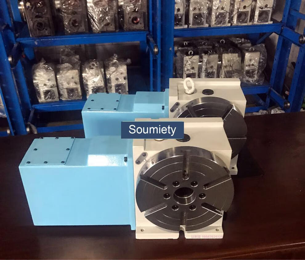 数控分度头电动转台分度盘回转盘旋转工作台加工中心第四轴以利亚 160