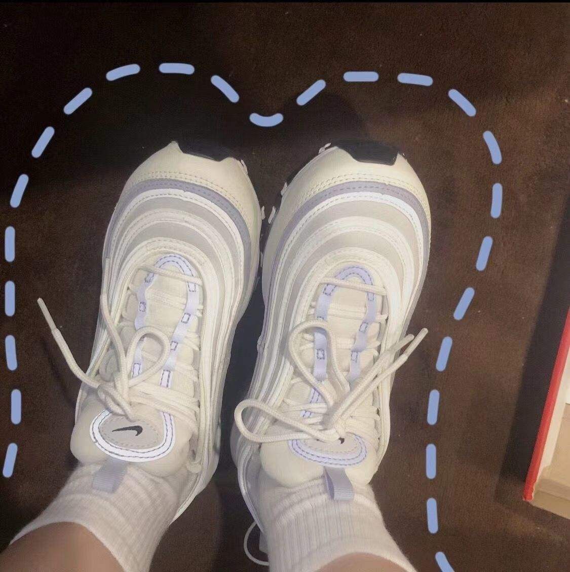 max97银鞋3m反光男鞋女鞋全掌气垫休闲跑步鞋潮流ins柏潮 星云紫 36