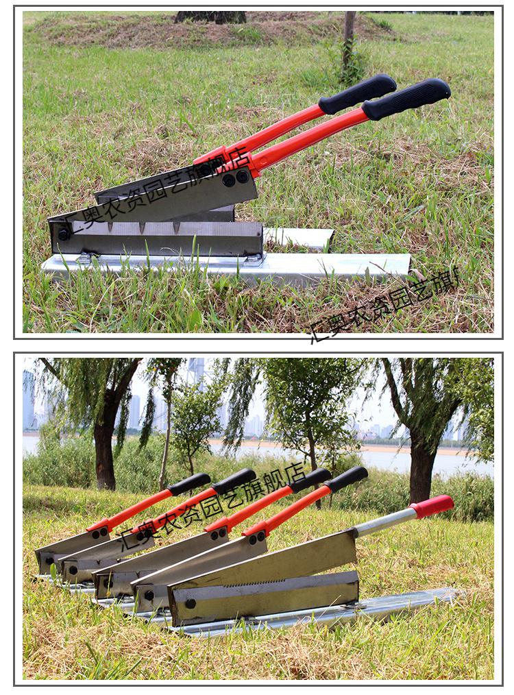 铡刀铡草铡刀家用厨房小型切骨机切草鸡鸭排骨闸刀手动锰钢扎刀中药材