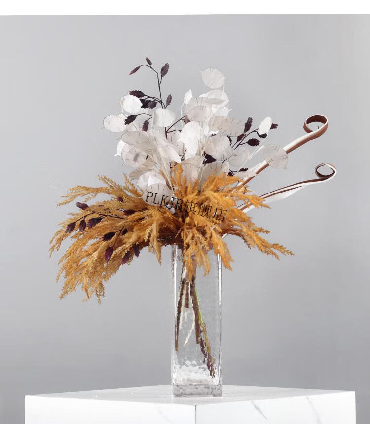 2022新款 洽谈桌摆件 现代简约仿真花艺摆件样板房洽谈桌客厅售楼处假