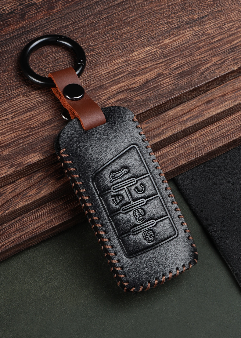 睿宝格 适用于2021款广汽传祺m6pro钥匙套专用传奇车钥匙壳高档真皮包