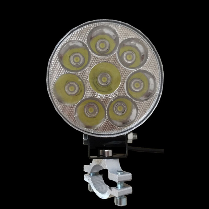 直流12v24伏led投光灯射灯 车载 探照灯船用灯户外防水电瓶照明灯